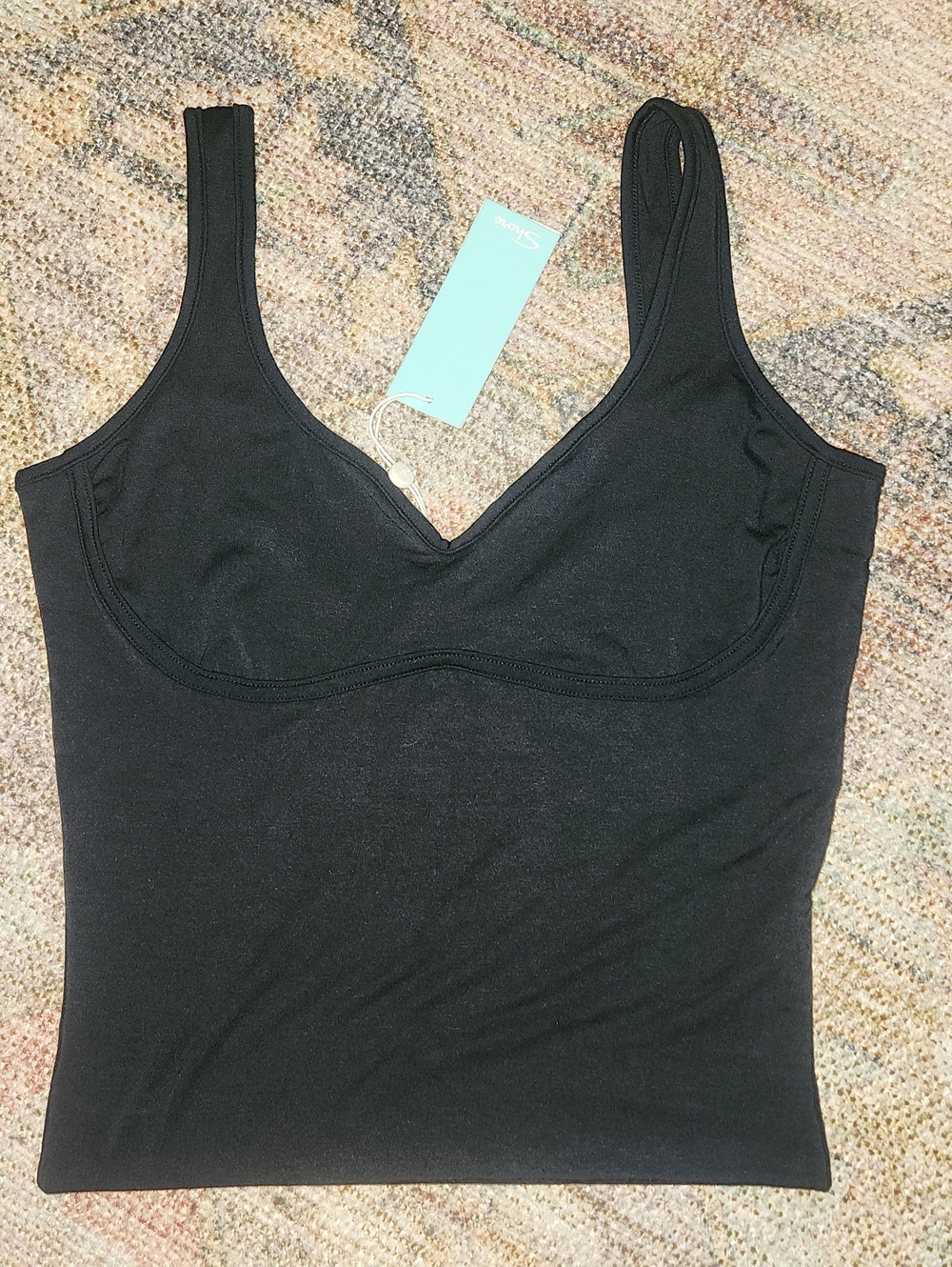 Nwt- Shore Bustier Tank Black Size Small